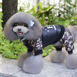 Cool FBI Pet Dog Jumpsuit Costume