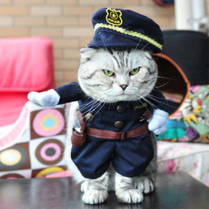 Funny Suit Clothes For Cat