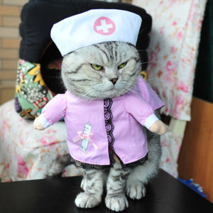 Funny Suit Clothes For Cat