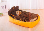 Bed with Double Sided Cushion Washable For Cat Dog